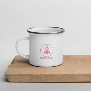 Enamel Mug (pink logo)